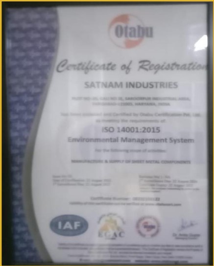 ISO 14001: 2015 Environmental Management System 