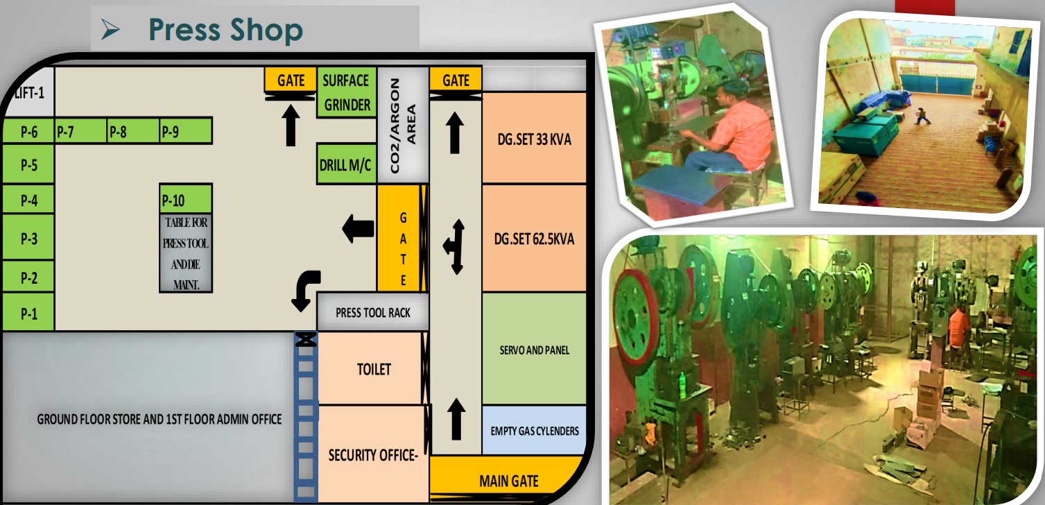 press shop layout